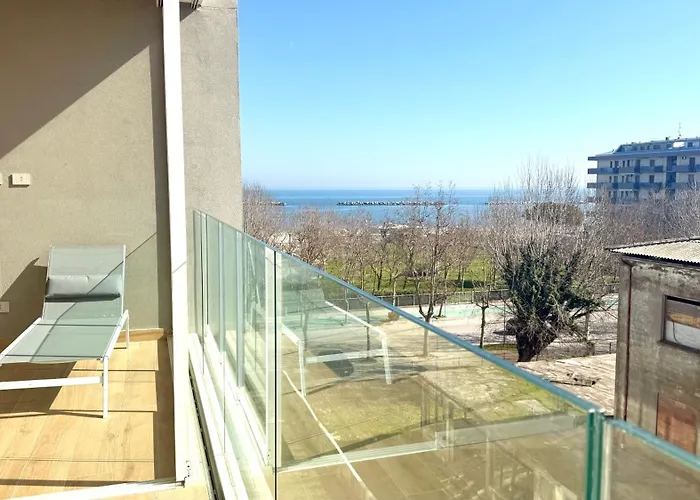 Cn003 - Cesenatico, Bilocale Fronte Mare Con Terrazzo Panoramico Cesenatico